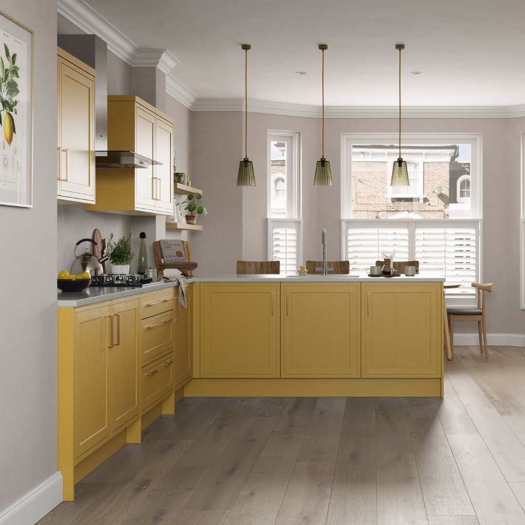Harlington-Classic-In-Frame-style-kitchen-in-Tuscan-Yellow