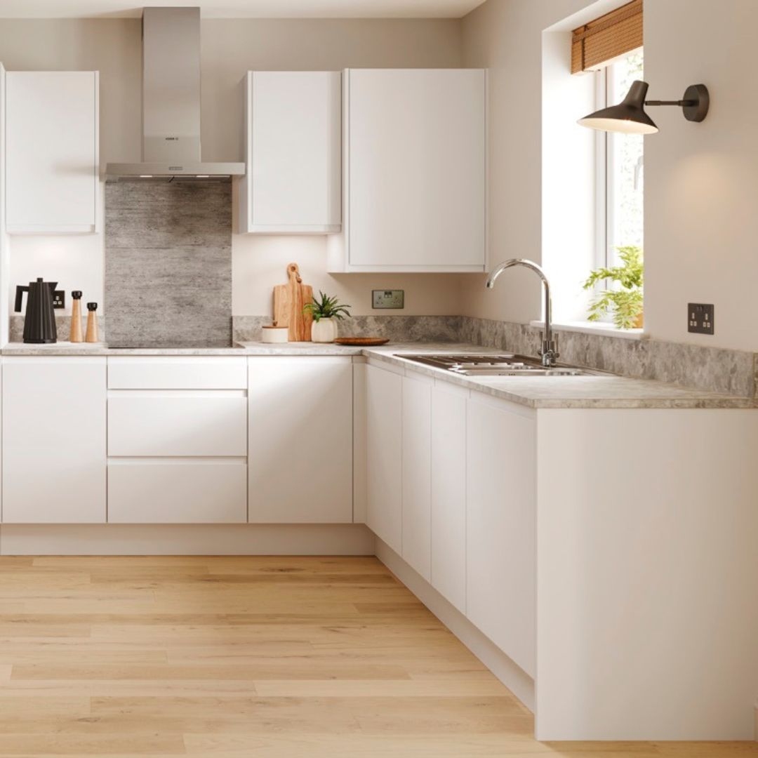 Integrato---Modern-J-Pull-Kitchen-Range-in-a-Matt-White-Finish