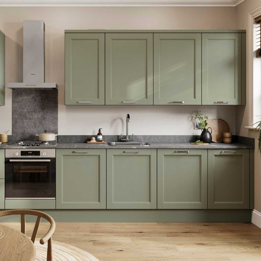 Latimer---Beaded-Shaker-Kitchen-Range-in-Reed-Green